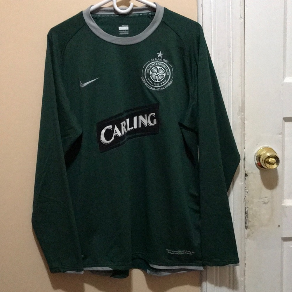 Vintage Celtic Long Sleeve Soccer Jersey